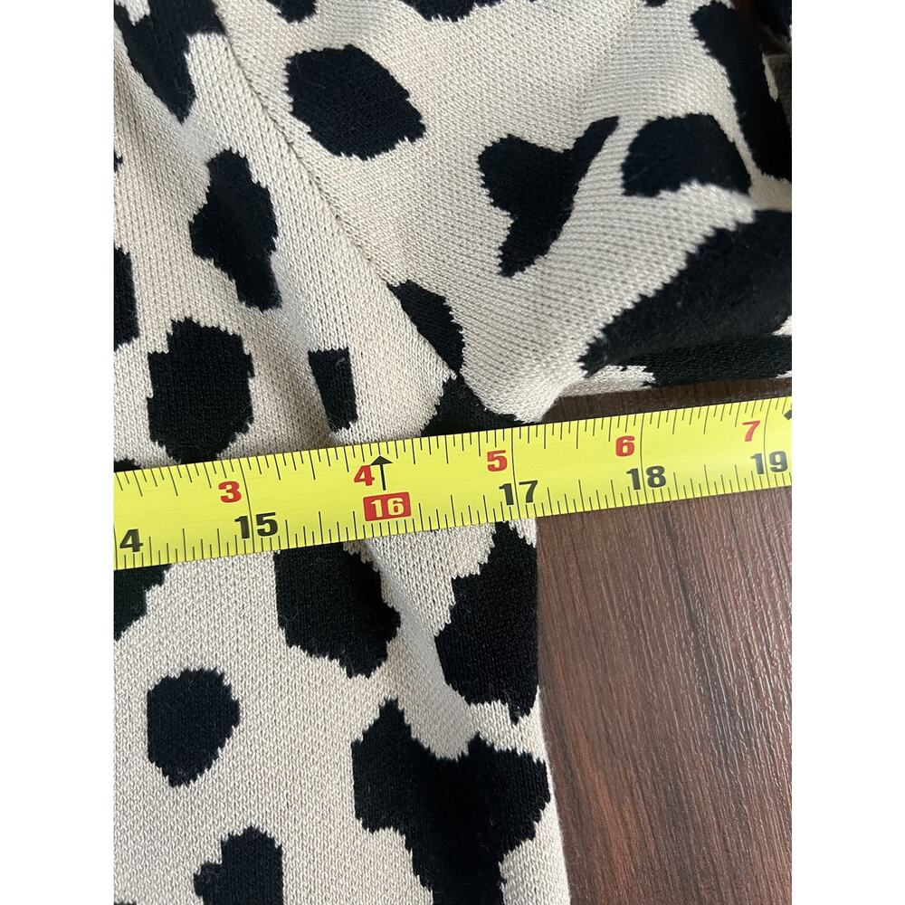 HERA COLLECTION Leopard Print Distressed Hem Button Maxi Cardigan - Picture 11 of 12